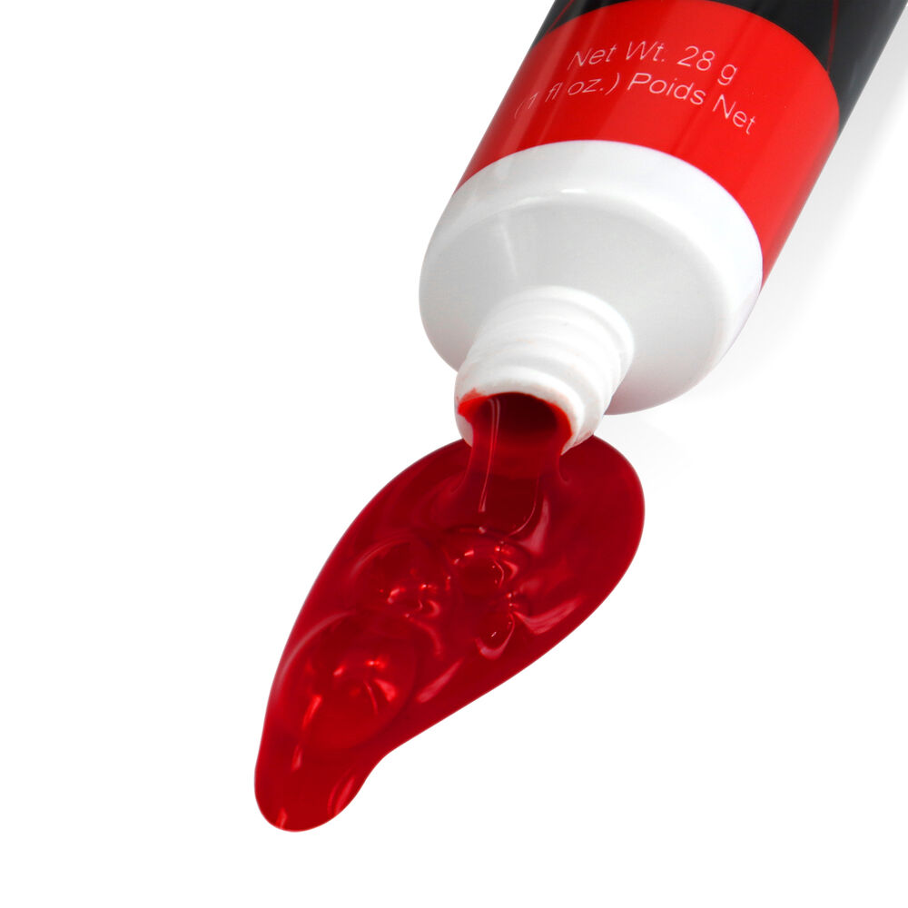Sangre Falsa Artificial Maquillaje Rostro Halloween 28grs. image number 1.0