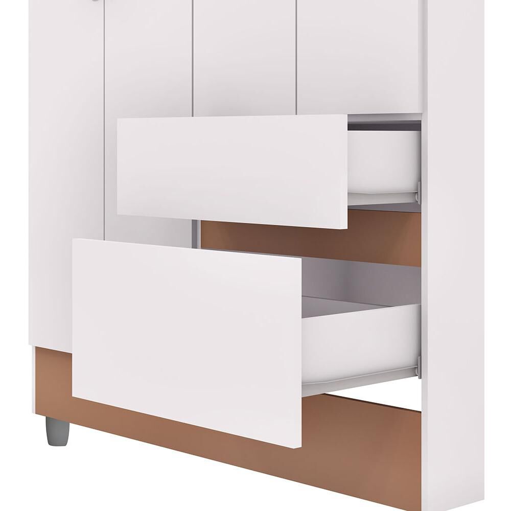 Cl&oacute;set Vekkahome Ideal / 4 Puertas / 2 Cajones image number 9.0