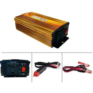 Conversor Inversor De Energía Auto 12v A 220v 1000w