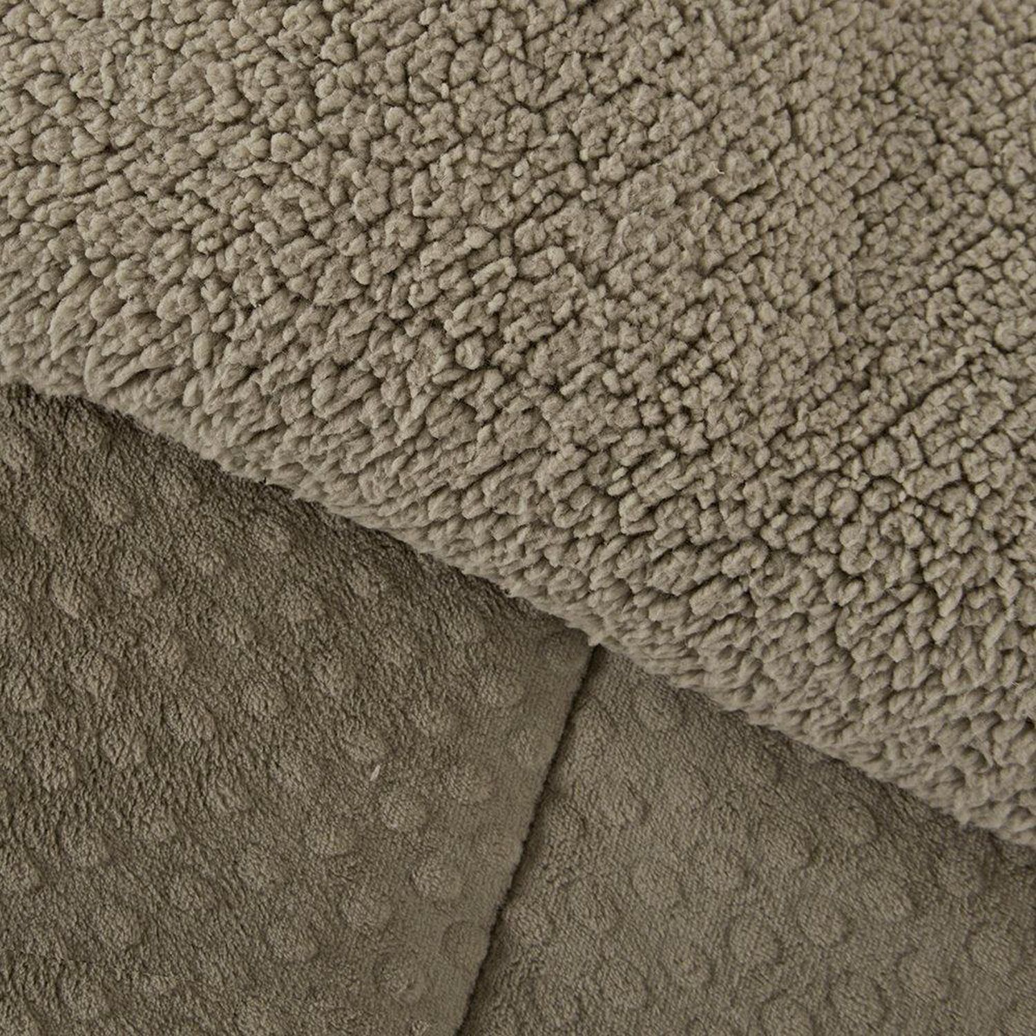 Plumon Coral 3d Sherpa King Verde image number 1.0