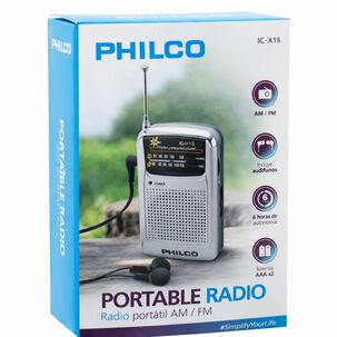 Radio Port&aacute;til Philco Ic-x15 Am/fm Con Antena Telesc&oacute;pica
