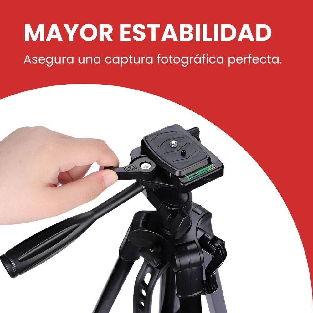 Tr&iacute;pode Profesional Para C&aacute;mara, Celular, Video image number 3.0