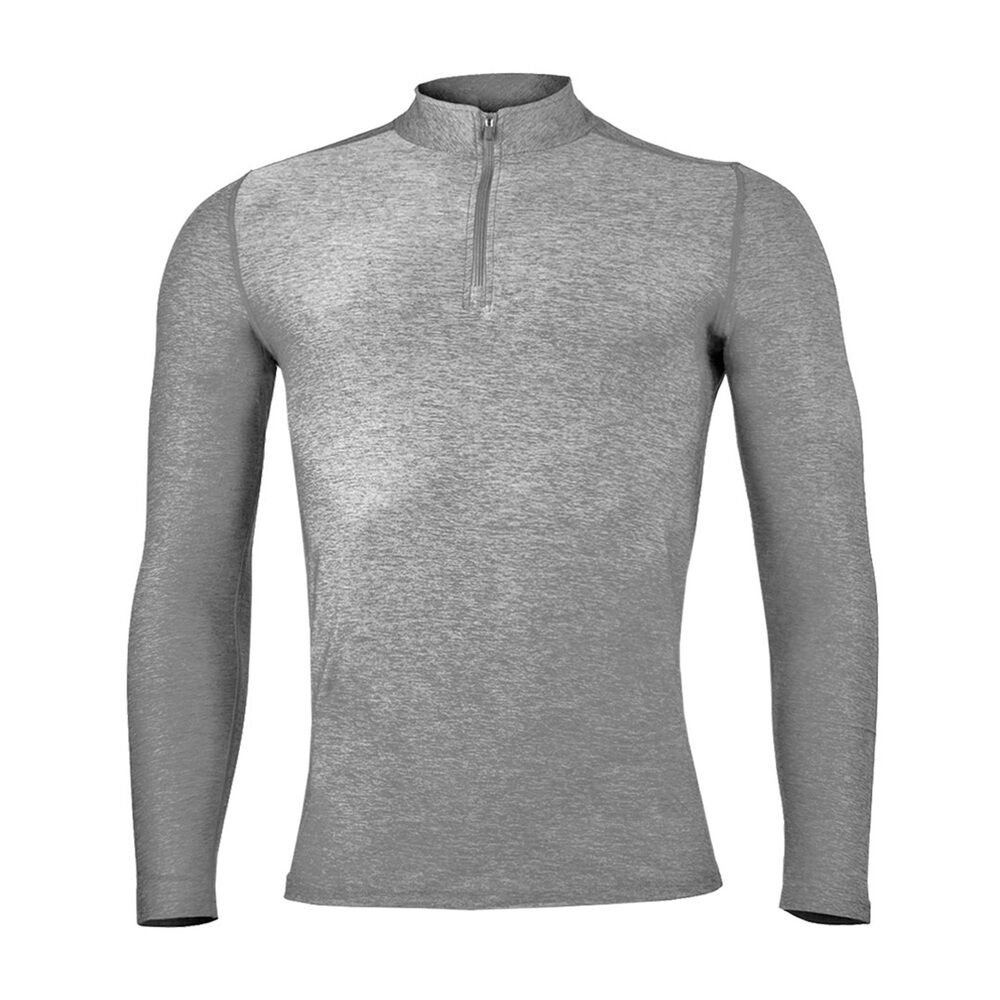 Polera Dry Fit Manga Larga Con Cierre Pale Hombre image number 0.0