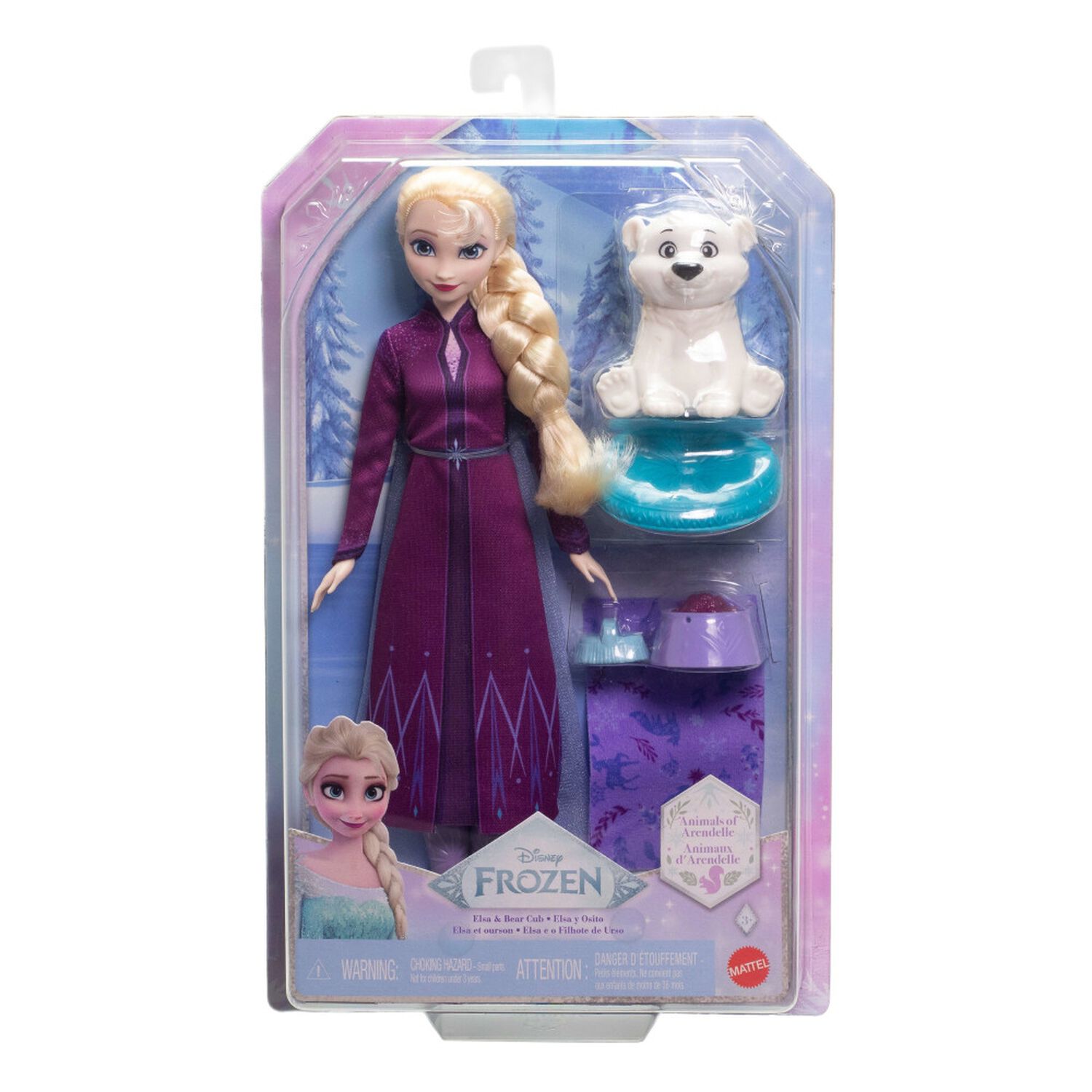 Set Mu&ntilde;eca Elsa Disney Frozen image number 5.0