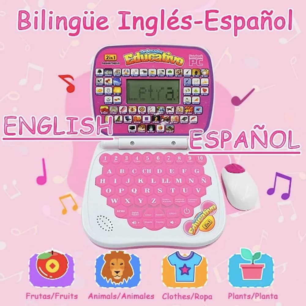 Computador Did&aacute;ctico Interactivo Para Ni&ntilde;os Espa&ntilde;ol-ingles image number 5.0