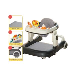 Andador Caminador Plagable Apoya Pies Royal Negro Lubabycas