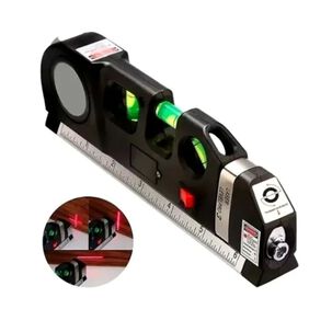 Cinta M&eacute;trica Regla Nivel L&aacute;ser Horizontal Level Pro 3 Modos