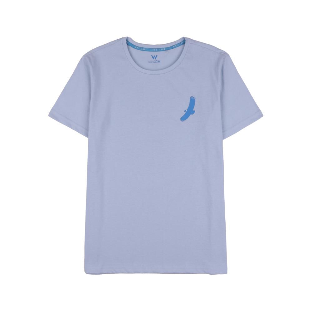 Polera Deportiva Manga Corta Estampado Hombre Wetland image number 0.0