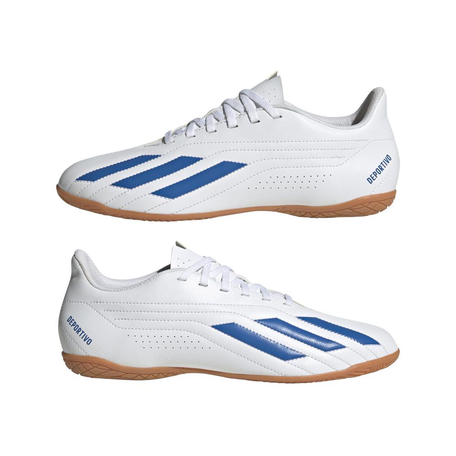 Zapatilla F&uacute;tbol Hombre Adidas Deportivo Ii In Blanco image number 7.0