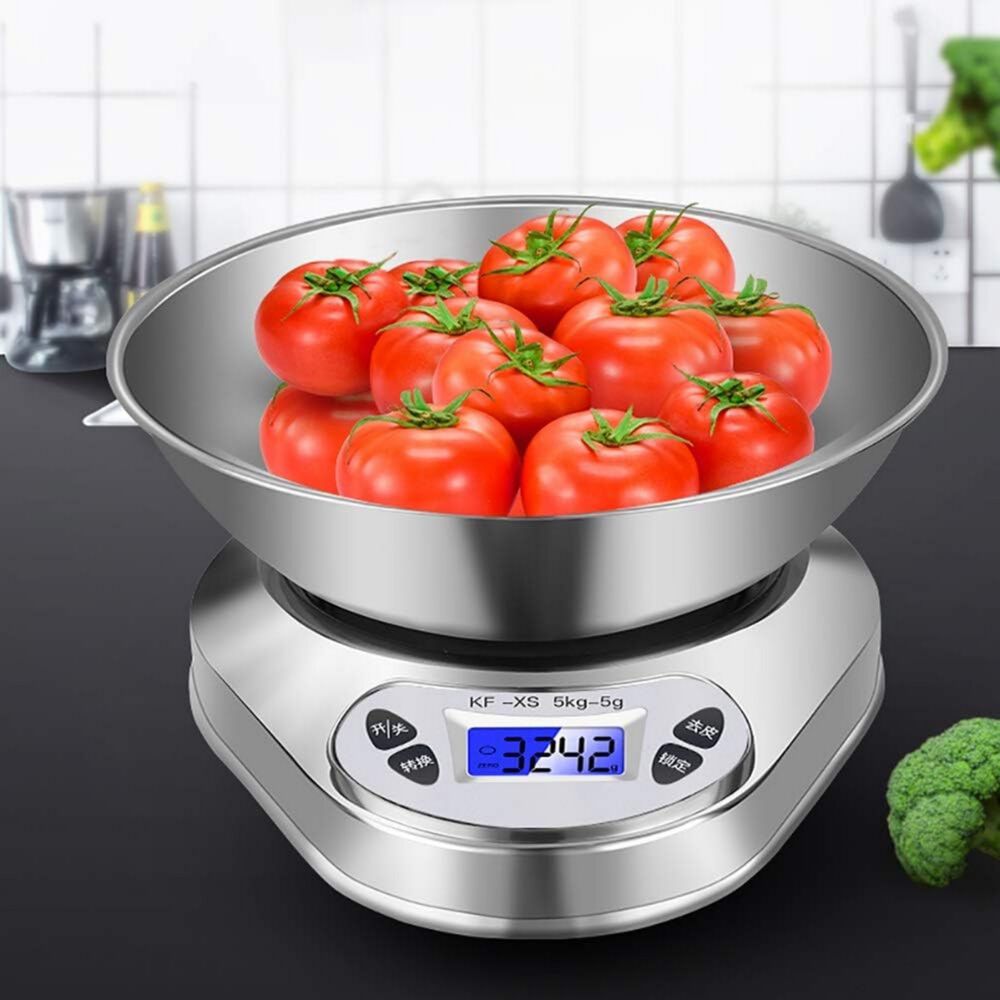 Pesa Cocina Acero Inoxidable 1 Gr A 5 Kg + Bowl Capacidad 500 Gr image number 4.0