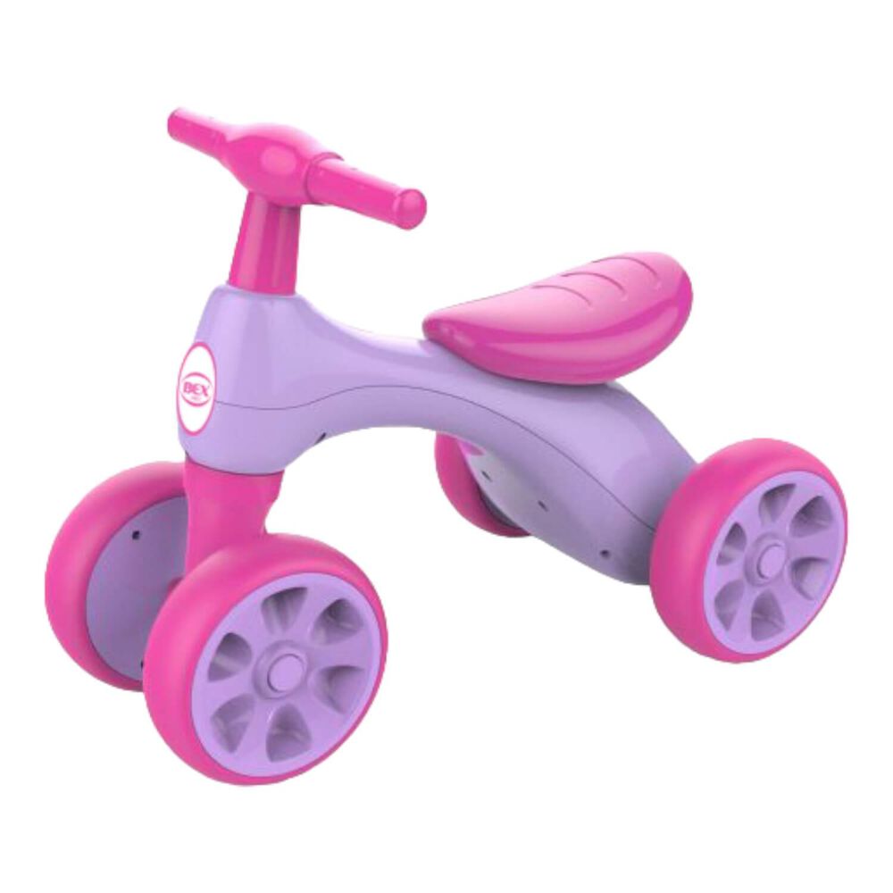 Triciclo Correpasillo Aprendizaje 4 Ruedas Rosado Bex image number 0.0