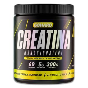 Creatina Monohidratada Gohard 60 Servicios. Fitness Sabor Sin Sabor / 300 Grs