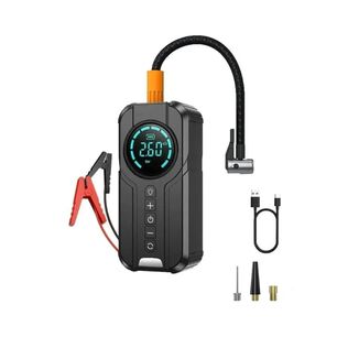 Compresor Aire Portatil Arrancador De Bateria Auto