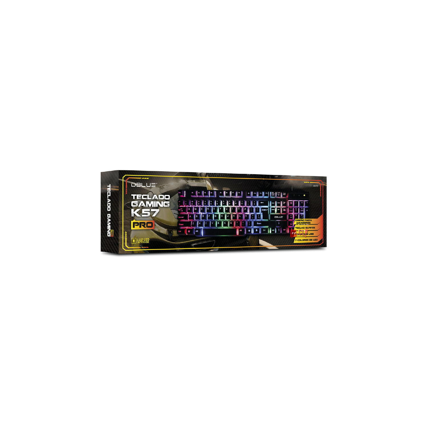 Teclado Gamer Pc Conexi&oacute;n Usb Retroiluminaci&oacute;n Rgb - Ps image number 2.0