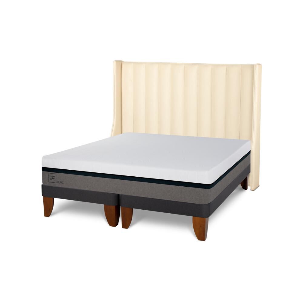 Cama Europea Cic Balance / Super King / Base Dividida + Respaldo image number 5.0