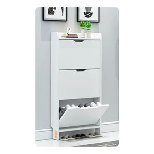 Zapatero Organizador 3 Niveles Diseño Compacto Elegante