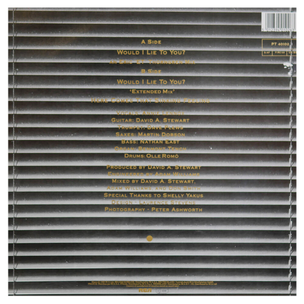 Eurythmics - Would I Like To You | 12" Maxi Single Usado image number 1.0