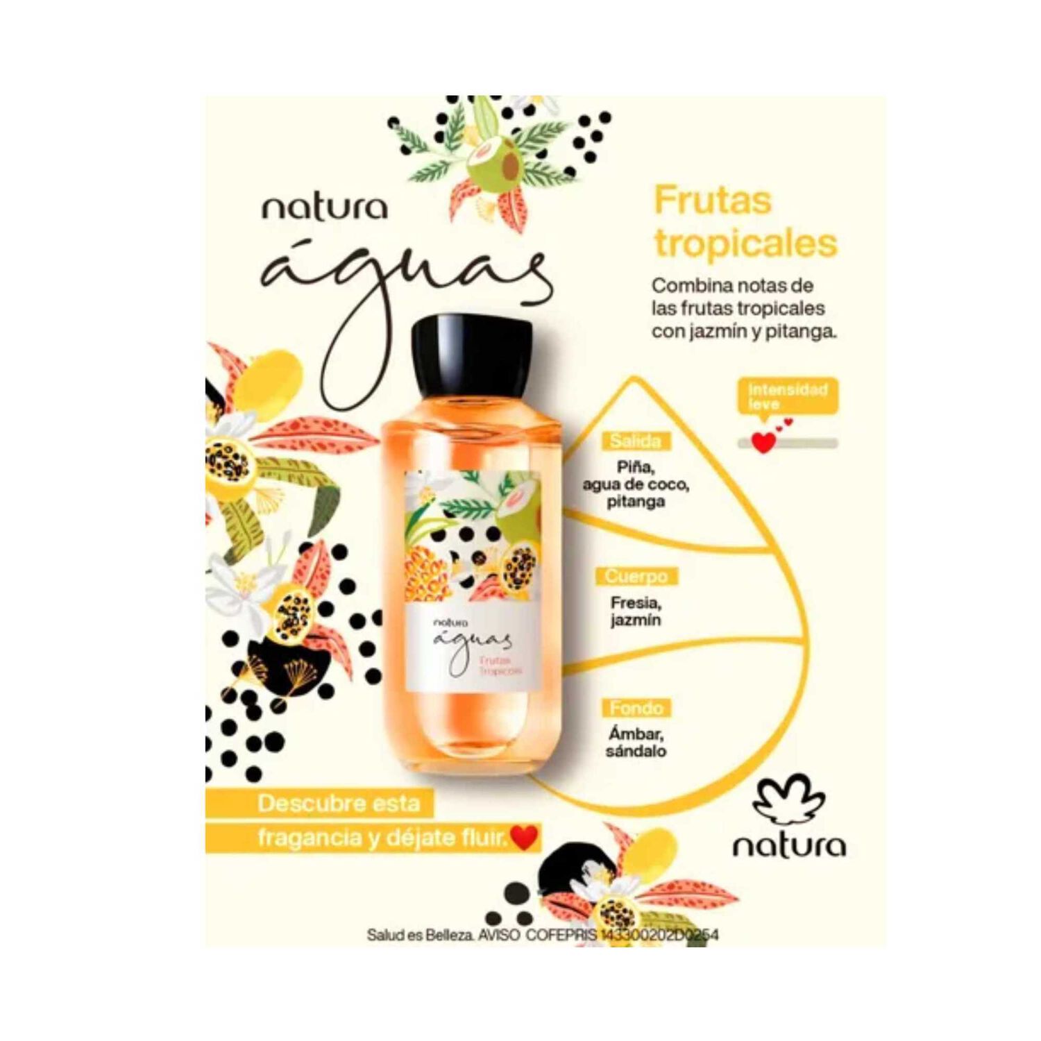 Aguas De Natura Frutas Tropicales Colonia 150ml image number 1.0