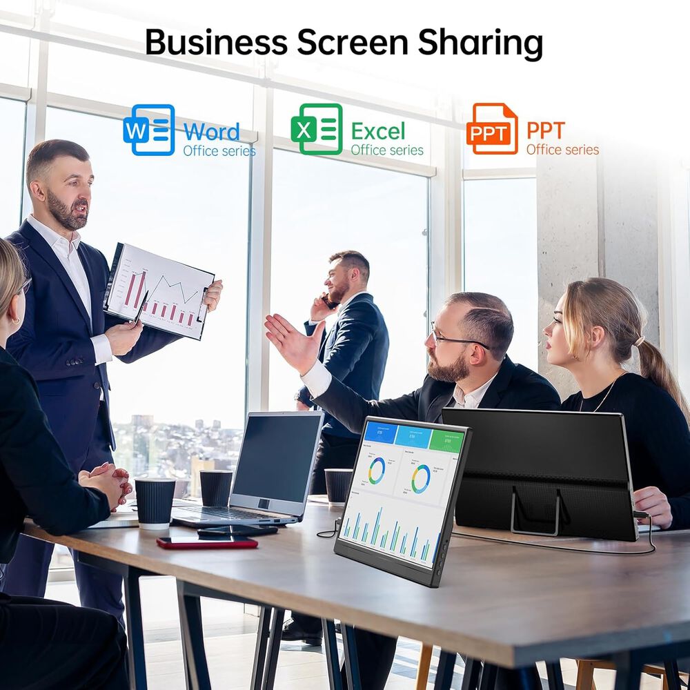 Monitor Portátil Yxk 15,6'' Full Hd 1080p Usb-c Hdmi image number 6.0