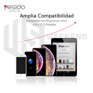 Soporte Para Celular Tablet Telefono Ajustable Yesido C33 Negro