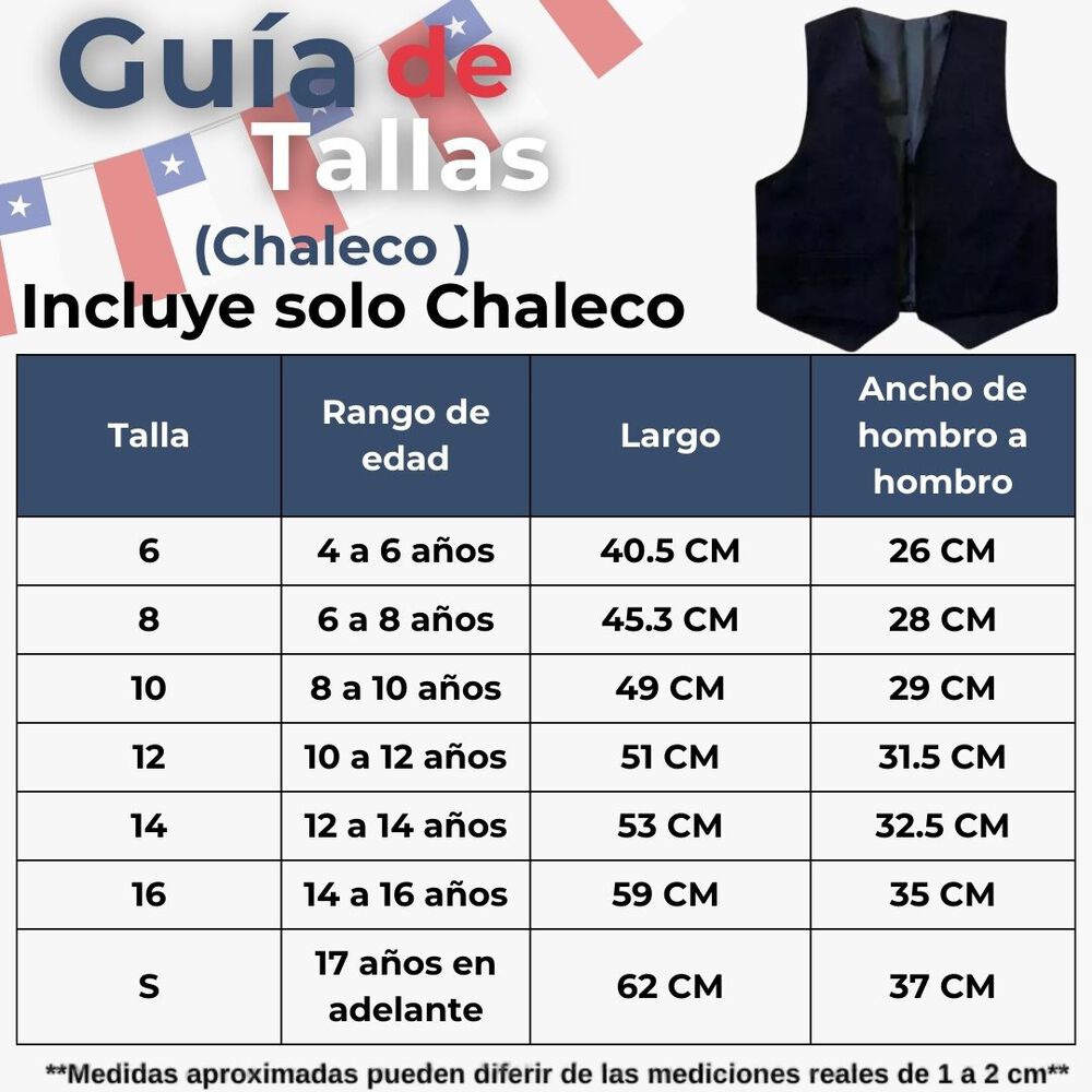 Chaleco Bolero Nortino Niño Fiestas Patrias Negro image number 2.0