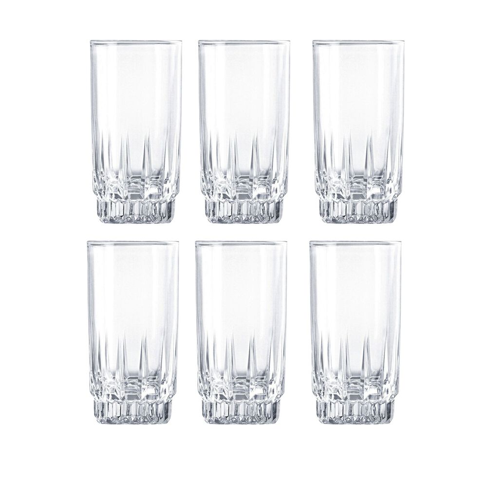 Set 6 Vasos Altos Whisky Cristar Prisma Rocks 335ml image number 0.0