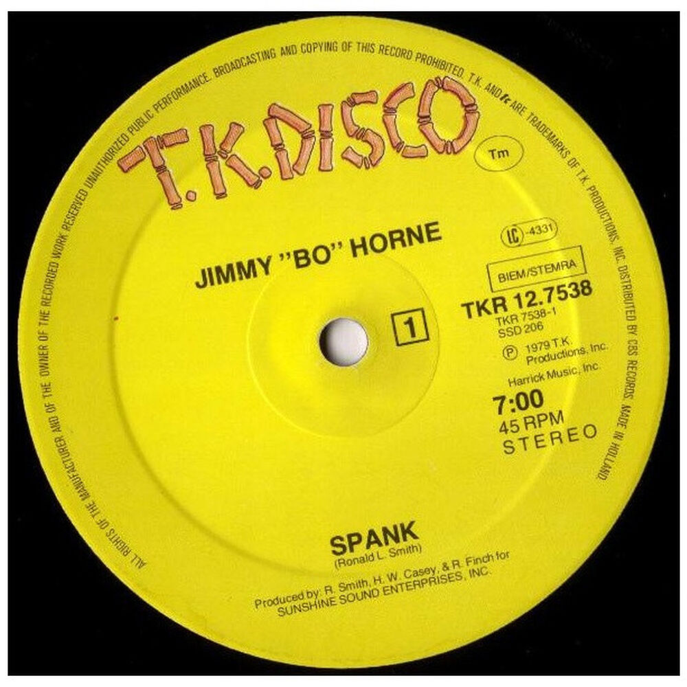 Jimmy Bo Horne - Spank | 12" Maxi Single Usado image number 2.0