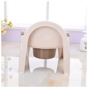Pelela Silla De Bebes Baño Tapa Desmontable Blanco Cafe