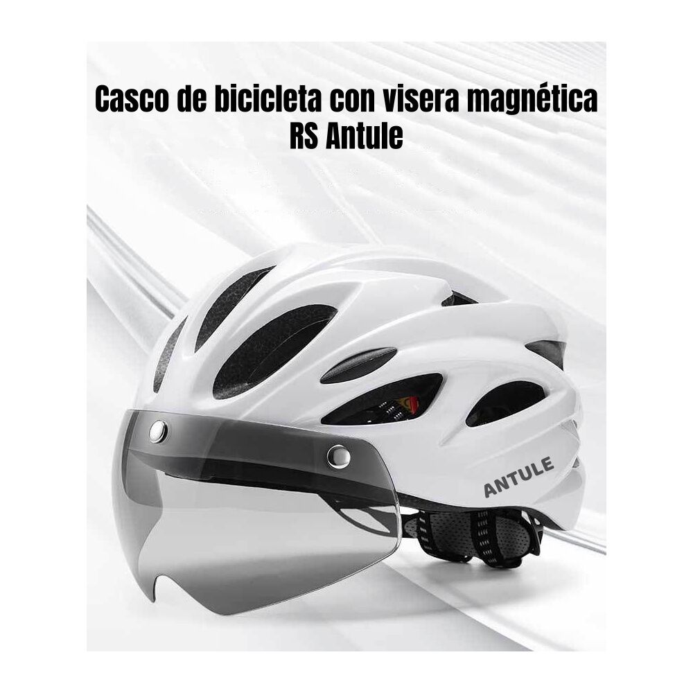 Casco Bicicleta Adulto Con Visera Magn&eacute;tica Negro Rs Antule image number 5.0