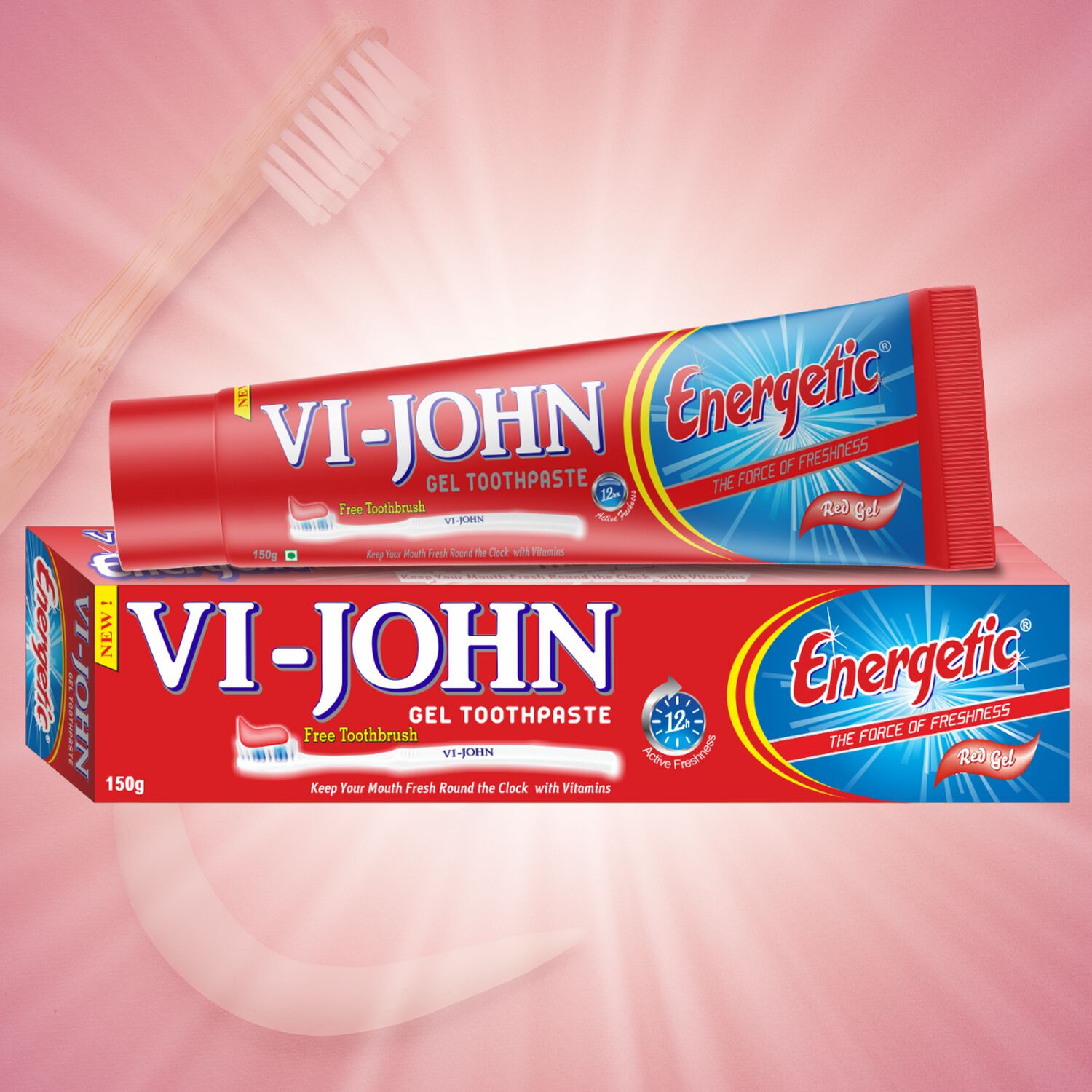 Vi John Pasta Dental Energic Gel 150 Gr image number 2.0