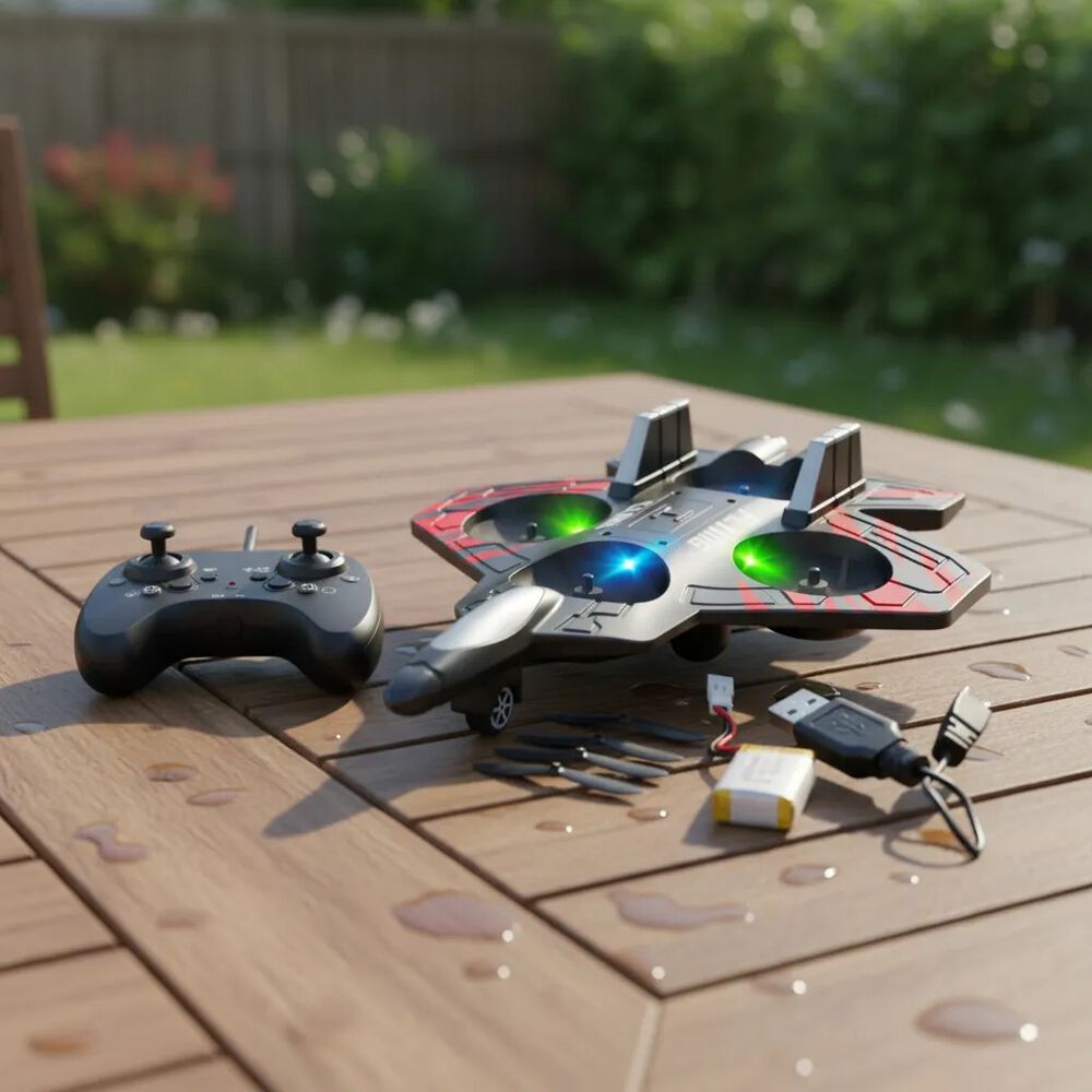 Drone Avión Viral Espuma Planeador Control Remoto Aviones image number 4.0