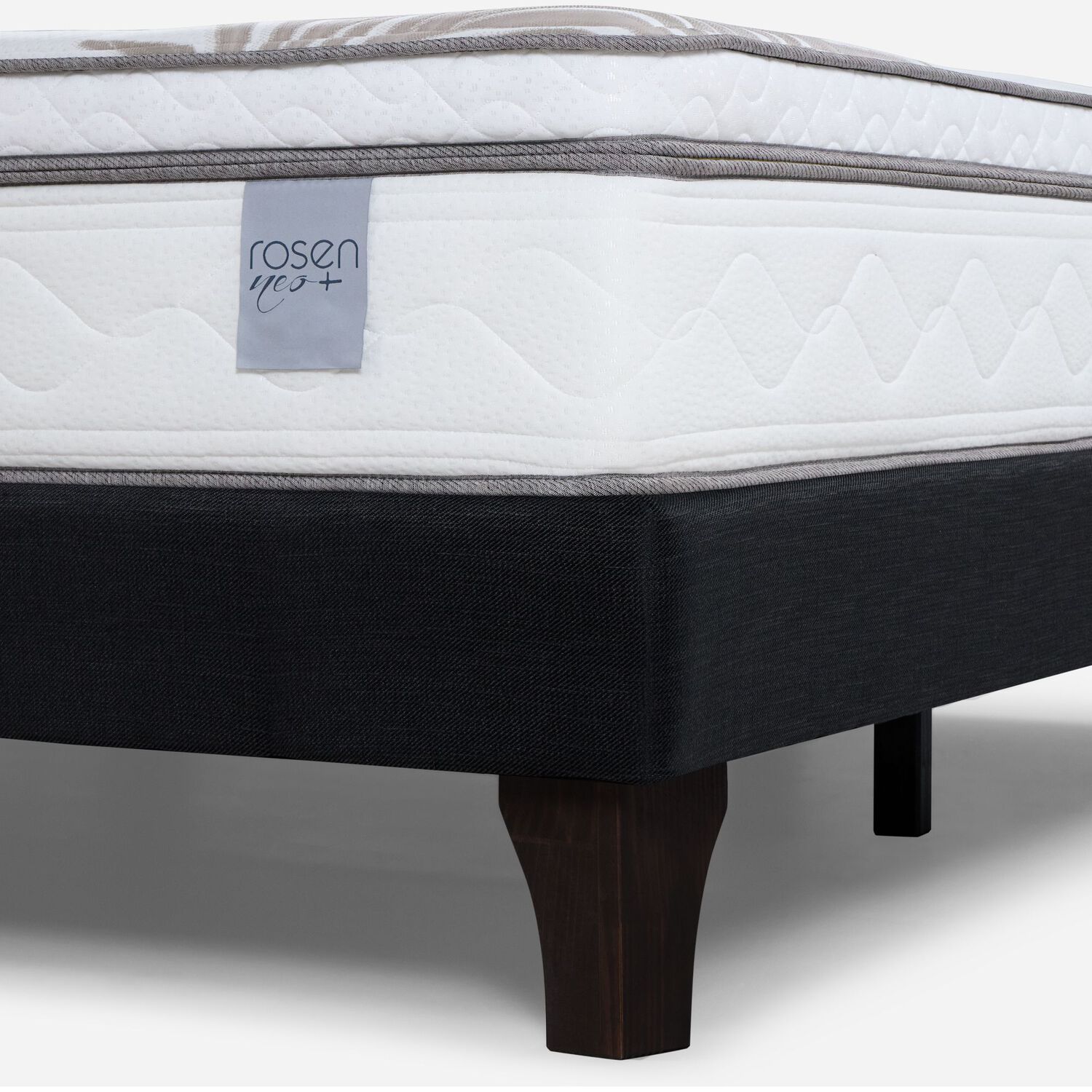 Cama Europea Rosen Neo Plus / 2 Plazas / Base Normal + Almohadas image number 6.0
