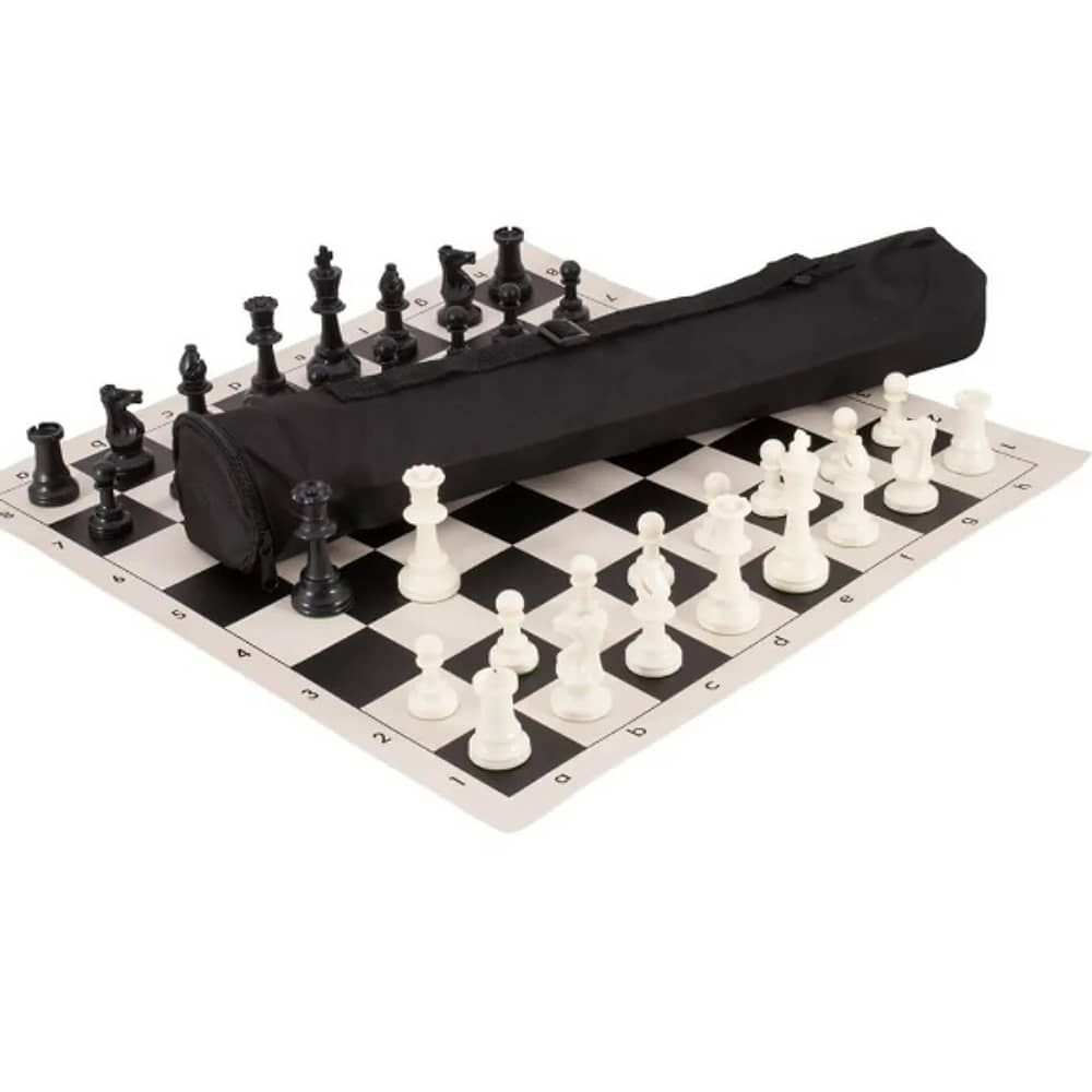 Set Ajedrez Escolar Profesional Medidas Oficiales image number 2.0