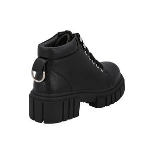 Botin Casual Mujer Negro Plataforma Cleo Detogni