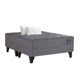 Cama Europea Celta Castello / King / Base Dividida + Almohadas