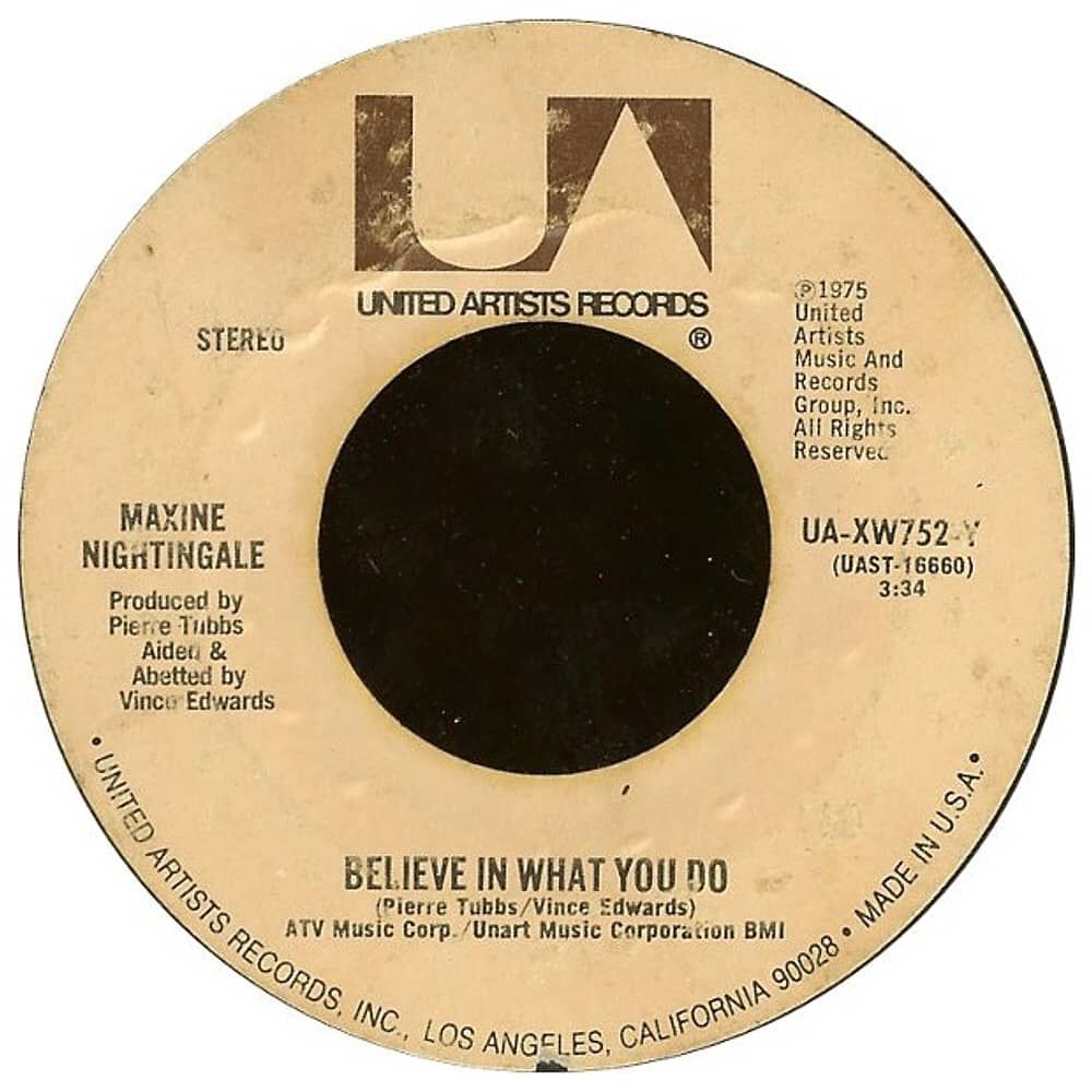 Maxine Nightingale - Right Back Where We Started From | 7" Single Vinilo Usado image number 1.0