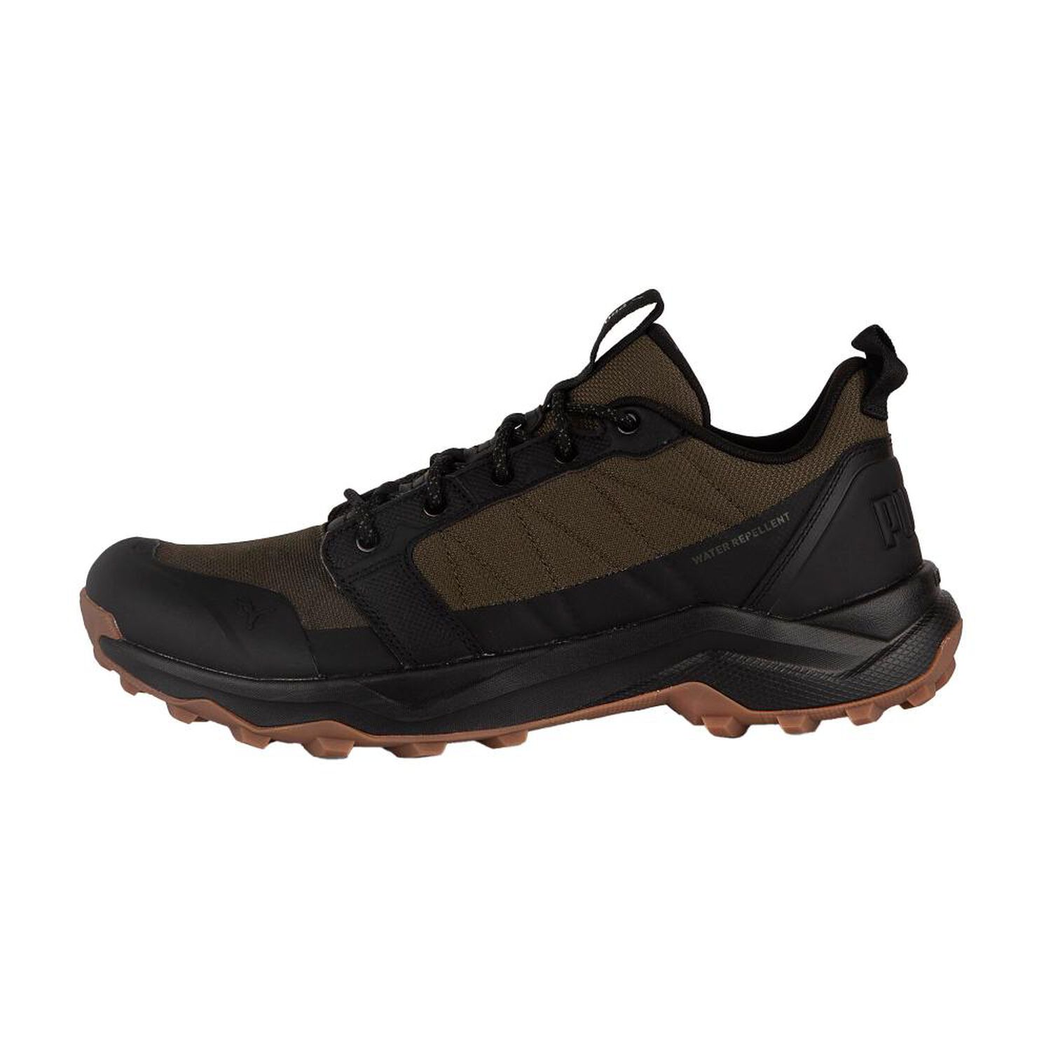 Zapatilla Outdoor Unisex Puma Boulder Wtr Lo Dark Olive- Black-gum image number 0.0