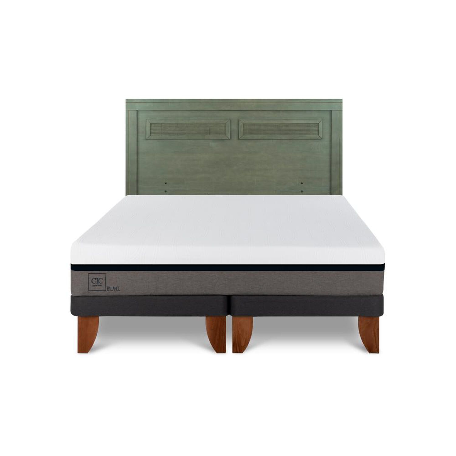 Cama Europea Cic Balance / King / Base Dividida + Respaldo image number 0.0