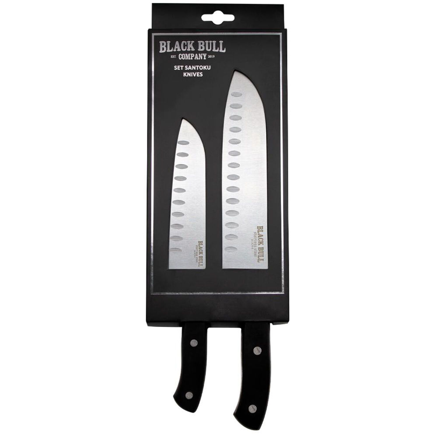Set De Cuchillos Blackbull Santoku Texas / 2 Piezas image number 2.0