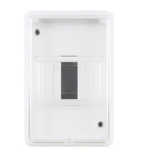 Tablero Electrico Embutir 4 Puestos Con Riel 4din Pvc Autoextinguible