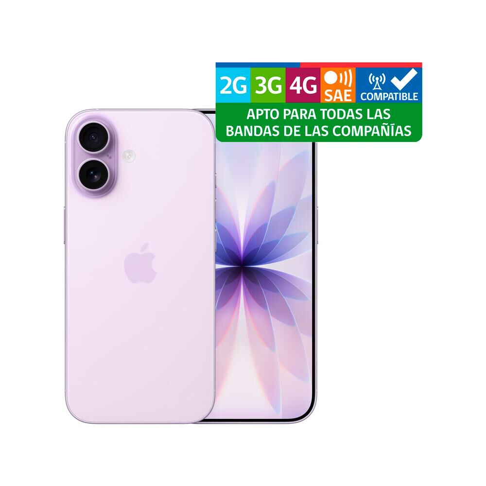 Iphone 17 Apple / 5G / 256 GB / Lavanda / Liberado image number 11.0