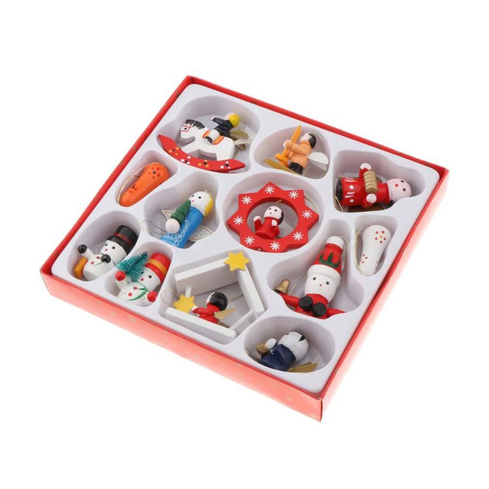 Adornos Colgantes Para Arboles De Navidad 12 Pcs image number 1.0