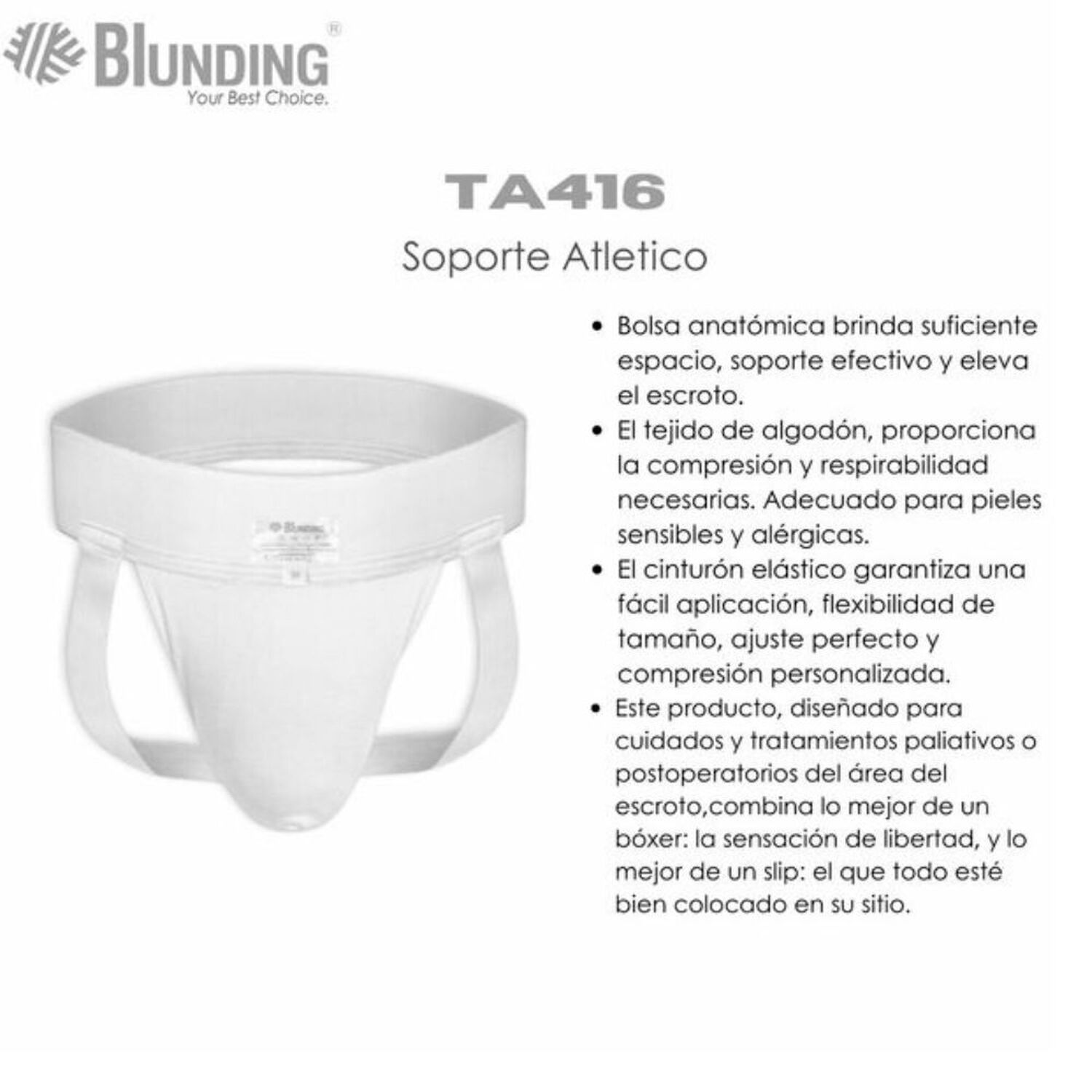 Soporte Atl&eacute;tico - Talla S-blunding image number 1.0