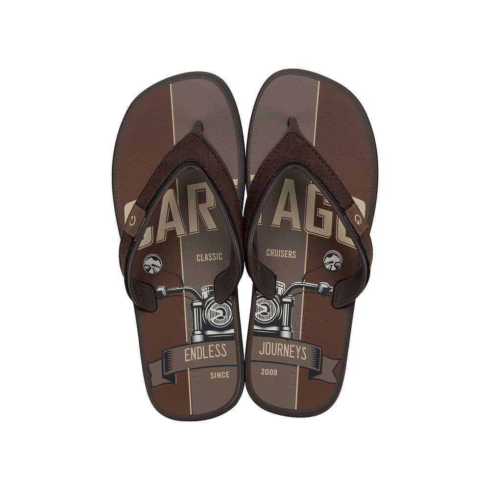 Sandalia Hombre Beige/marr&oacute;n Dakar Ad Cartago image number 0.0