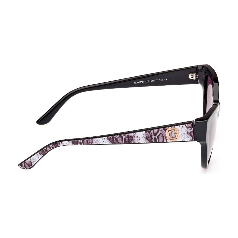 Lentes De Sol Negro Brillante Degrad&eacute; Guess image number 6.0