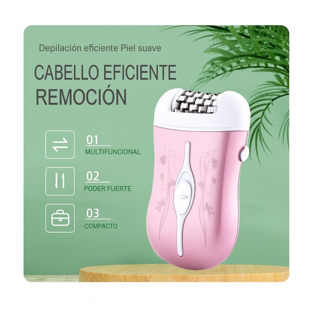 Depiladora Afeitadora Y Removedor De Callos 3 En 1 Inal&aacute;mbrico Mujer image number 3.0