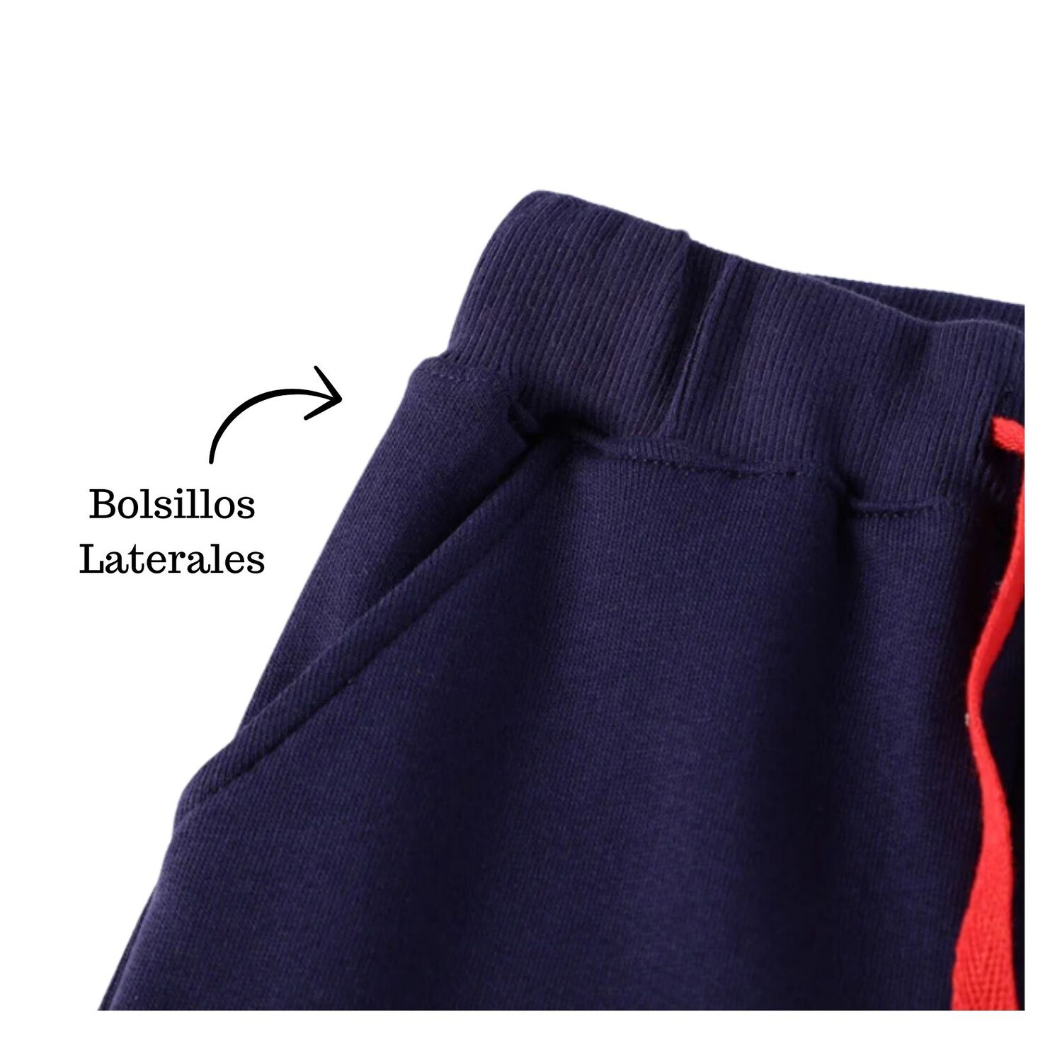 Pantal&oacute;n Buzo Ni&ntilde;o 100% Algod&oacute;n Jump Kids Azul Oscuro Tiburones image number 1.0