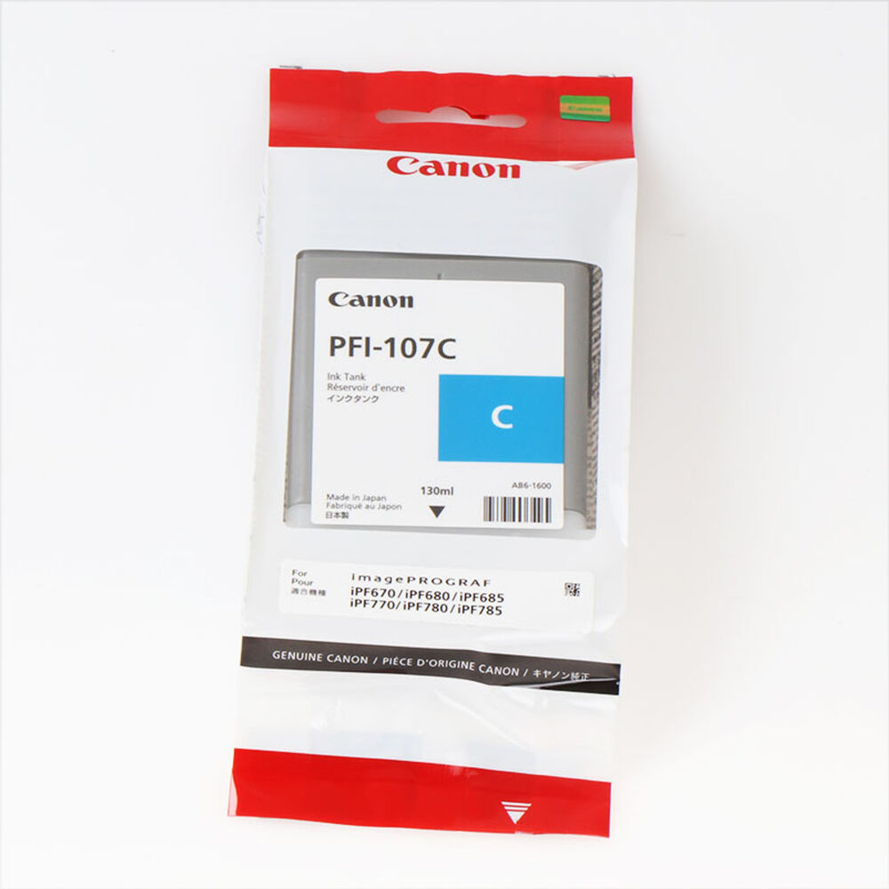 Cartucho De Tinta Canon Pfi-107c - Cian 130ml image number 0.0