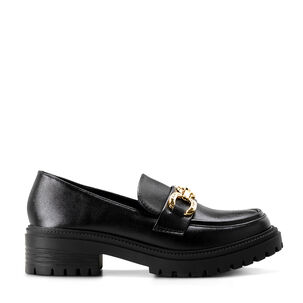 Zapato Taco Casual Eco Cuero Mujer Negro Weide Jn20