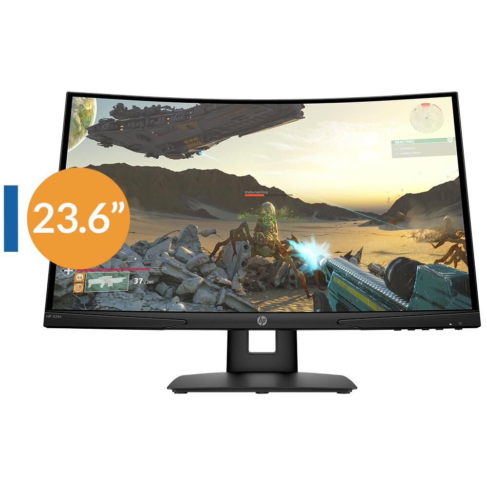 Monitor Gamer 23.6" HP X24C GAMING CURVED / Fhd(1920 X 1080) 16:9 / 144 Hz image number 0.0